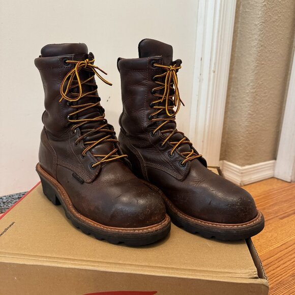Red Wing LoggerMax Steel Toe Work Boots - Mens 7.0 - Picture 1 of 13